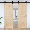 vidaXL Door NARVIK 80x210 cm Solid Wood Pine