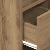 vidaXL Bedside Cabinets 2 pcs with Drawer Artisan Oak 25x31x66 cm