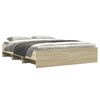 vidaXL Bed Frame without Mattress Sonoma Oak 160x200 cm Engineered Wood
