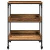 vidaXL Kitchen Trolley Old Wood 60 x 41 x 80.5 cm Engineered Wood