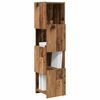 vidaXL Corner Cabinet Old Wood 25.5x25x102cm Engineered Wood