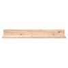 vidaXL Wall Shelves 2 pcs 80x11x9 cm Solid Wood Pine