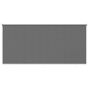 vidaXL Outdoor Roller Blind 90% UV Block Light Grey 350 x 230 cm HDPE