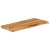 vidaXL Table Top Live Edge 70x20x2.5 cm Solid Wood Mango