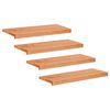 vidaXL Stair Treads 4 pcs 70 x 25 x 2 cm Varnish Solid Beech Wood
