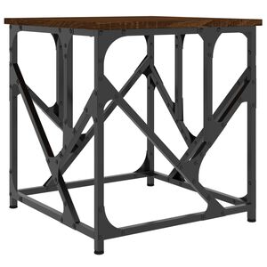 vidaXL Coffee Table Brown Oak 45x45x47.5 cm Engineered Wood
