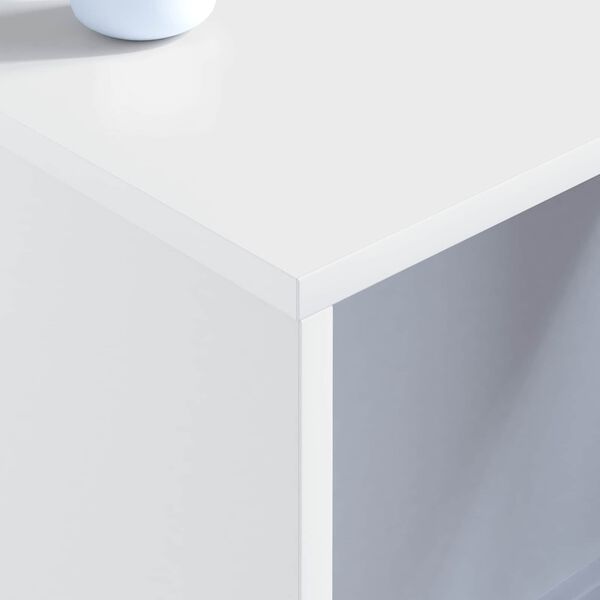 vidaXL Wall-Mounted Desk White 80 x 45 x 30 cm Engineered Wood