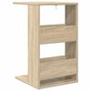 vidaXL Side Table Sonoma Oak 40 x 35 x 60.5 cm Engineered Wood