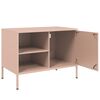 vidaXL TV Cabinets 2 pcs Pink 68x39x50.5 cm Steel