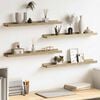 vidaXL Wall Shelves 4 pcs Sonoma Oak 60x9x3 cm