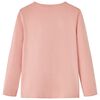 Kids' T-shirt with Long Sleeves Light Pink 116