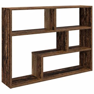 vidaXL Wall Shelf Wall-Mounted Old Wood 95 x 20 x 69.5 cm