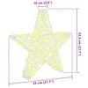 vidaXL 3D Star with 50 LEDs Warm white 55 x 53.5 x 10 cm Acrylic
