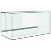 vidaXL Terrarium with Storage Transparent 80 x 40 x 40 cm Glass