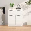 vidaXL Sideboard High Gloss White 60x30x70 cm Engineered Wood