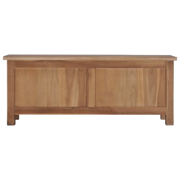vidaXL TV Cabinet 90x30x35 cm Solid Teak Wood