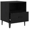 vidaXL Bedside Cabinet with Drawer 2 pcs Black oak 40 x 35 x 47.5 cm