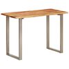vidaXL Dining Table 110x50x76 cm Solid Wood Acacia