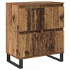 vidaXL Sideboard 2 pcs Old Wood 60 x 35 x 70 cm