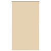 vidaXL Roller Blind Blackout Beige 130x230 cm Fabric Width 126.6 cm Polyester