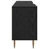 vidaXL TV Cabinet Black oak 150 x 30 x 50 cm Engineered wood