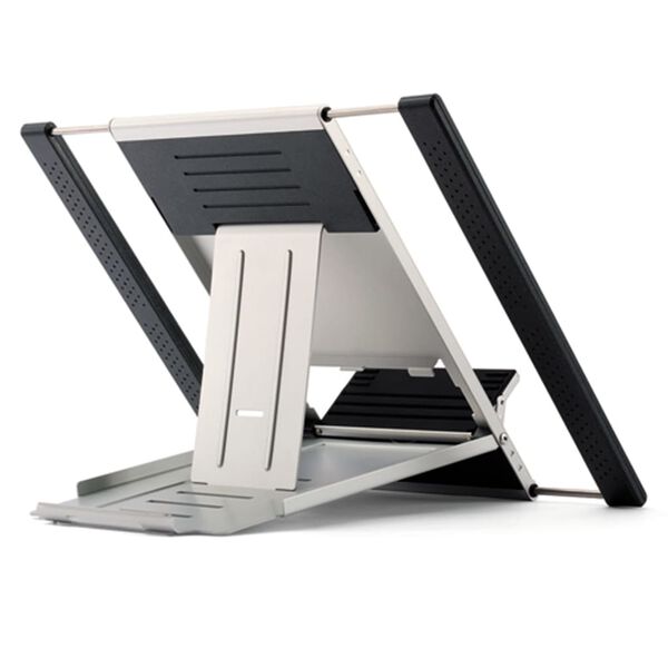 ErgoLine Notebook Stand Traveler 25x18x1 cm Silver and Black