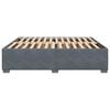 vidaXL Bed Frame without Mattress Dark Grey Super King Velvet
