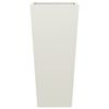 vidaXL Garden Planter White 35x35x75 cm Steel
