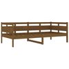vidaXL Day Bed without Mattress Honey Brown Solid Wood Pine 90x190 cm Single