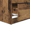 vidaXL Bedside Cabinet 2 pcs Old Wood 45 x 39 x 50cm Engineered Wood