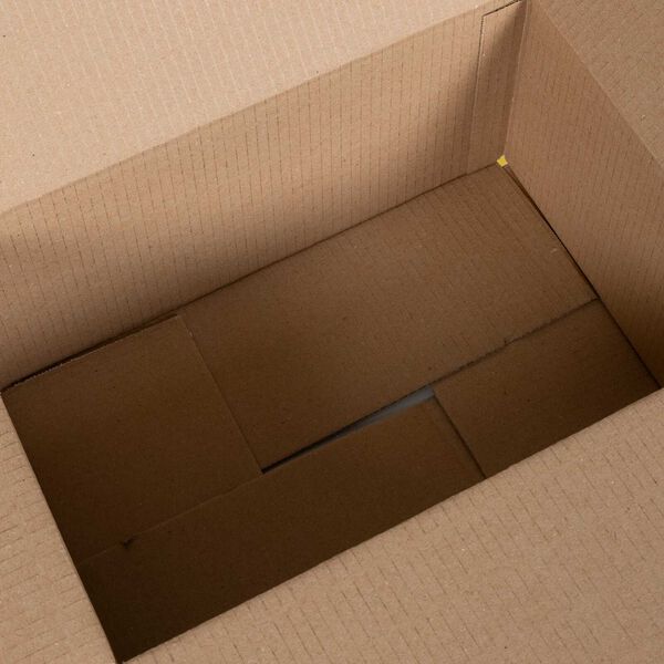 vidaXL Folding Box 50 pcs Natural 35 x 24 x 15 cm Cardboard