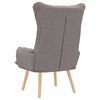 vidaXL Armchair Taupe 69 x 74 x 93 cm Sherpa Fabric