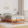 vidaXL Bed Frame Brown 75 x 190 cm Solid Pine Wood