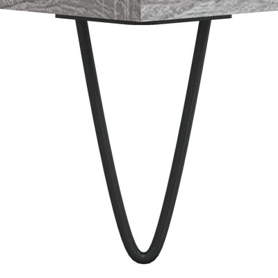 vidaXL Coffee Table Grey Sonoma 50x46x35 cm Engineered Wood