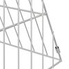 vidaXL Rabbit Cage Silver 110 x 55 x 55 cm Galvanised Steel