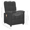 vidaXL Massage Chair Dark Grey Fabric