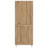vidaXL Highboard Artisan Oak 69.5 x 34 x 180 cm Engineered Wood