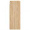 vidaXL Wall Mounted Cabinet Sonoma Oak 69.5x34x90 cm