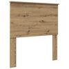 vidaXL Bed Frame Artisian Oak 90 x 200 cm Solid Pine Wood