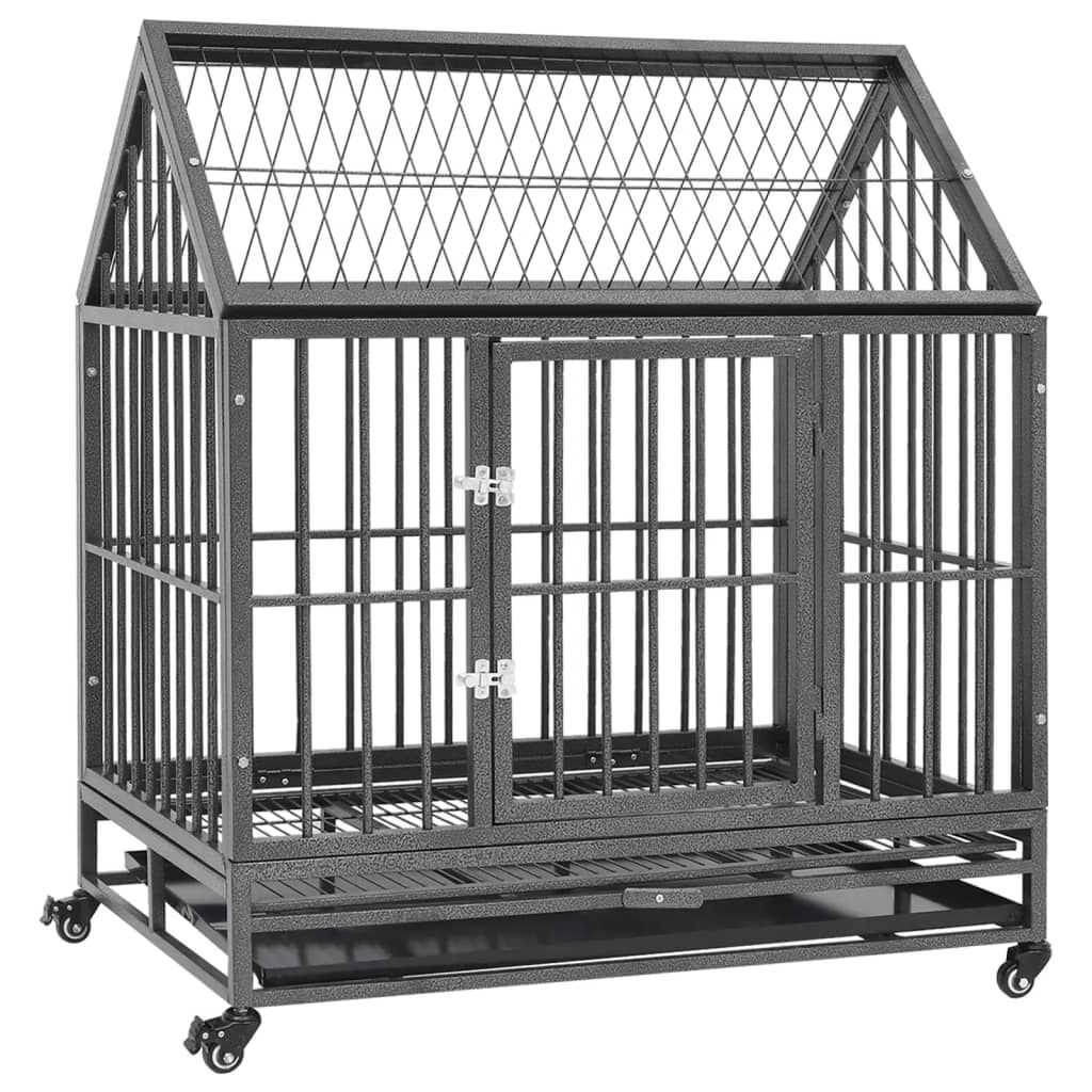 Dog crates on online wheels