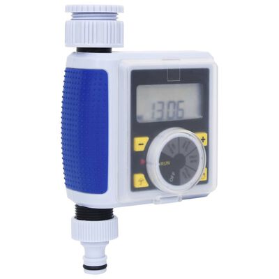 vidaXL Digital Water Timer with Single Outlet and Rain Sensor