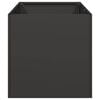 vidaXL Planter Black 40x80x40 cm Cold-rolled Steel