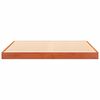 vidaXL Bed Frame without Mattress Wax Brown 140x200 cm Solid Wood Pine