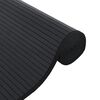 vidaXL Rug Rectangular Black100x200 cm Bamboo