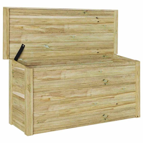 vidaXL Storage Box Brown 119 x 44.5 x 58 cm Impregnated pine wood
