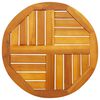 vidaXL Table Top &Oslash;50x2 cm Round Solid Wood Acacia