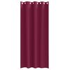 vidaXL Blackout Curtains with Rings 2 pcs Wine Red 260 x 140 cm