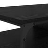 vidaXL Coffee Table Black Oak 100 x 50 x 45 cm Engineered Wood