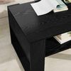 vidaXL Coffee Table Black Oak 66 x 53 x 45 cm Engineered Wood