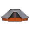 vidaXL Family Tipi Tent Tipi Grey and Orange 680 x 430 x 270 cm